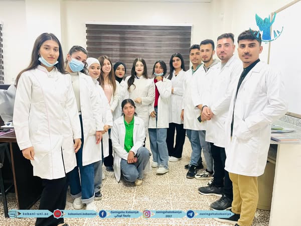 In Pictures: First-Year Students at the Medical Institute – Laboratory Department During a Practical Session on “Gram Staining”