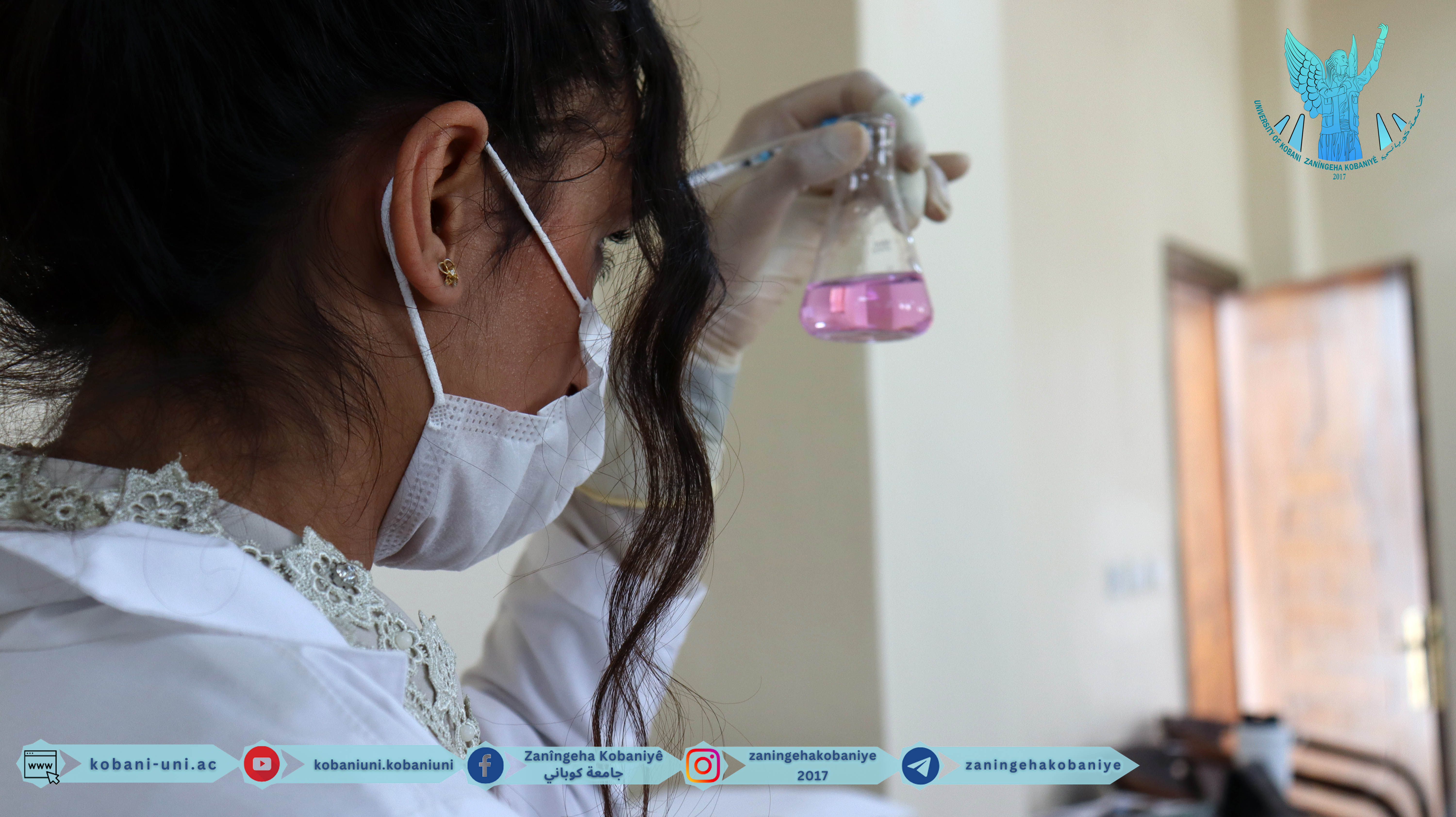 Some pictures of the practical lessons for students of the Faculty of Science and the Medical Institute in the university laboratories.